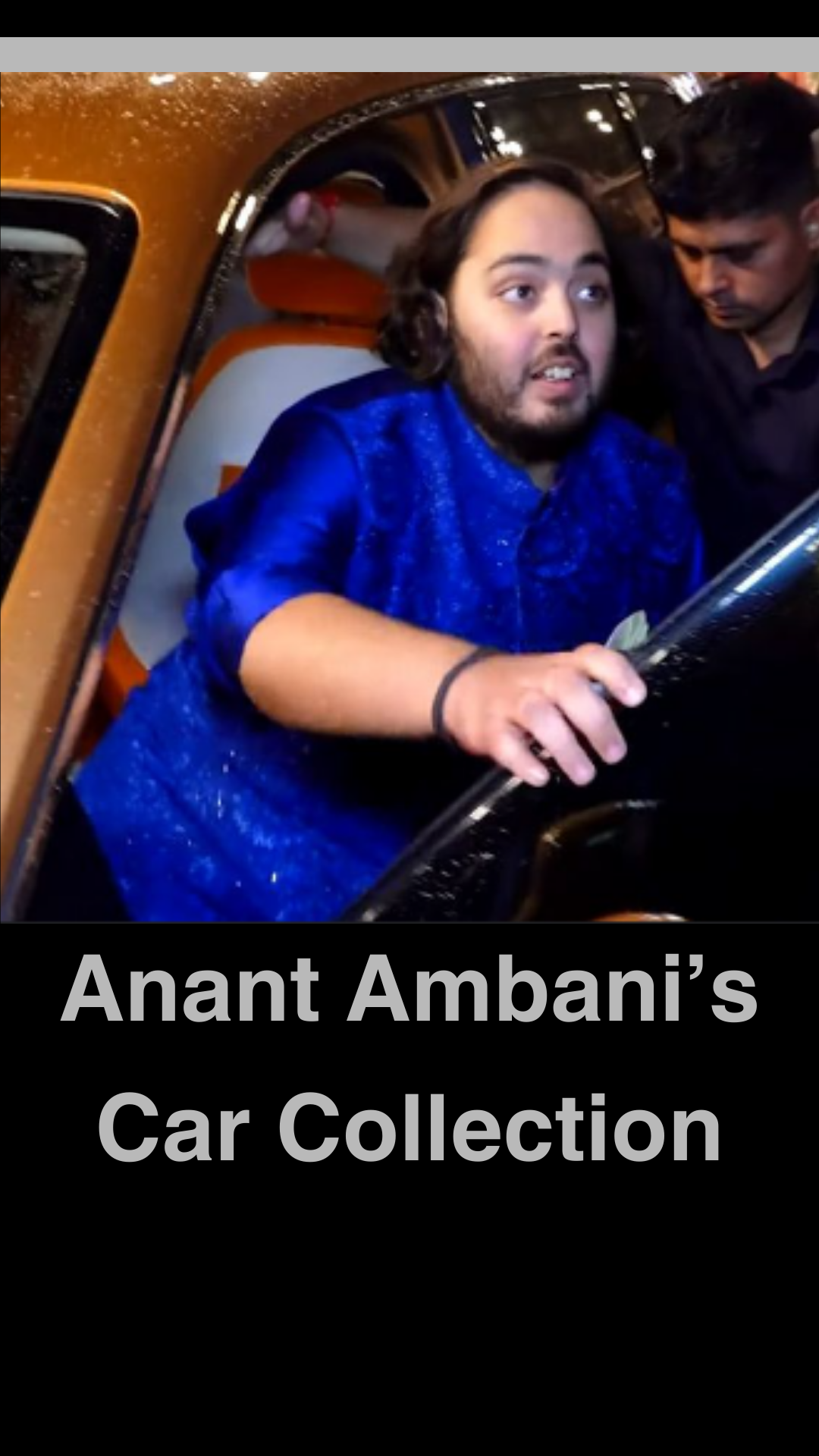 Anant Ambani's Exquisite Car Collection Anant Ambani's Exquisite Car Collection