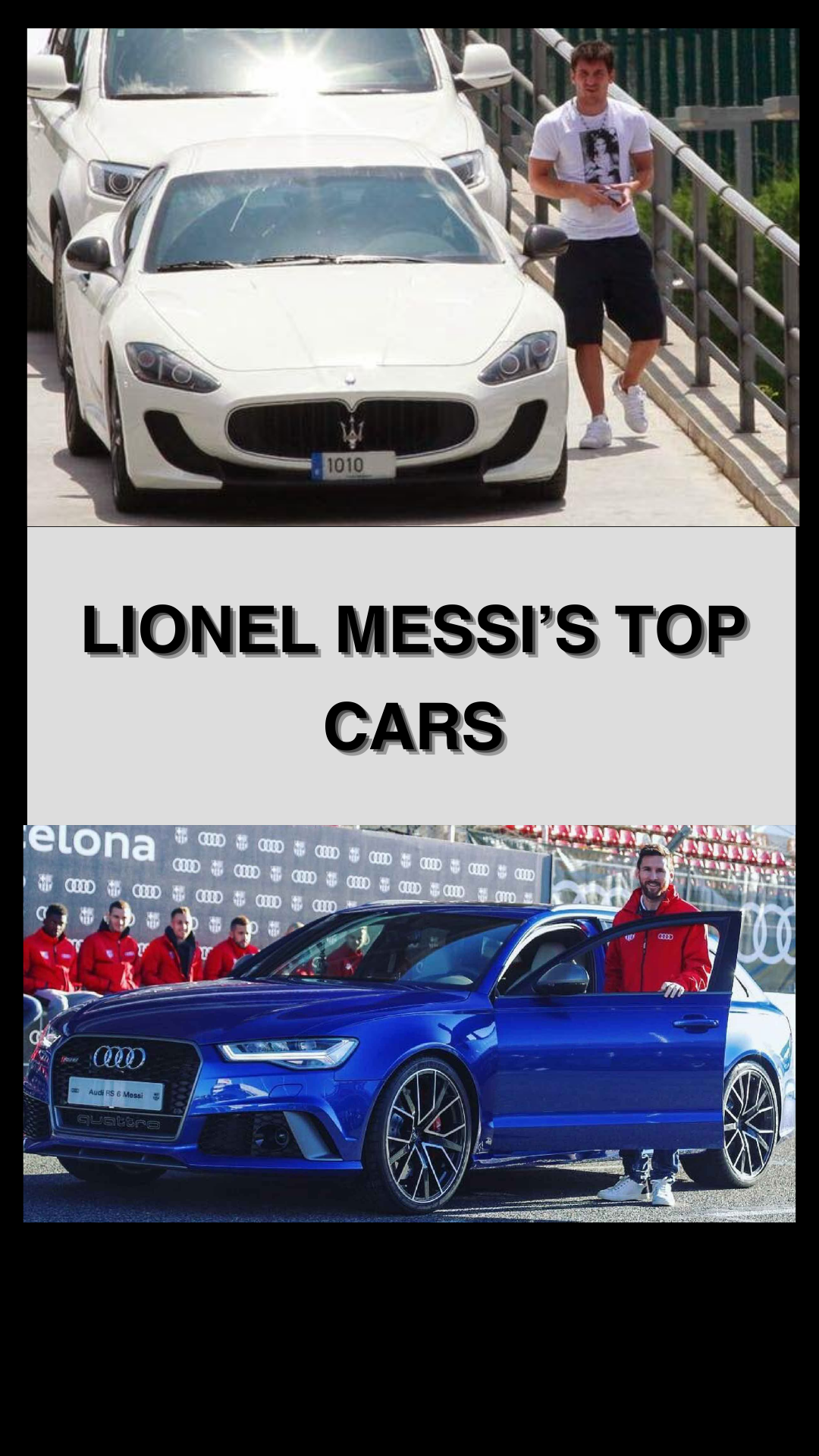 Lionel Messi's Top Cars Lionel Messi's Top Cars
