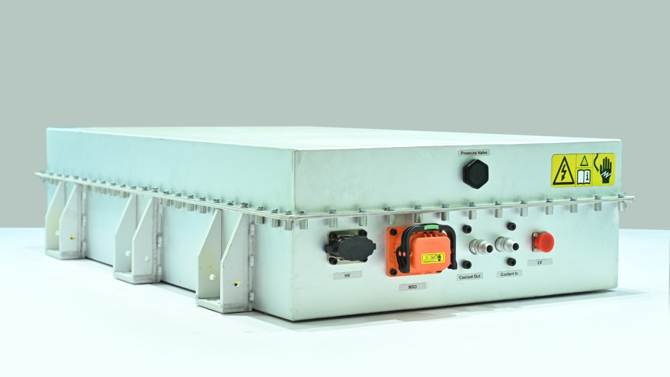 32kWh liquid cooled HV battery pack