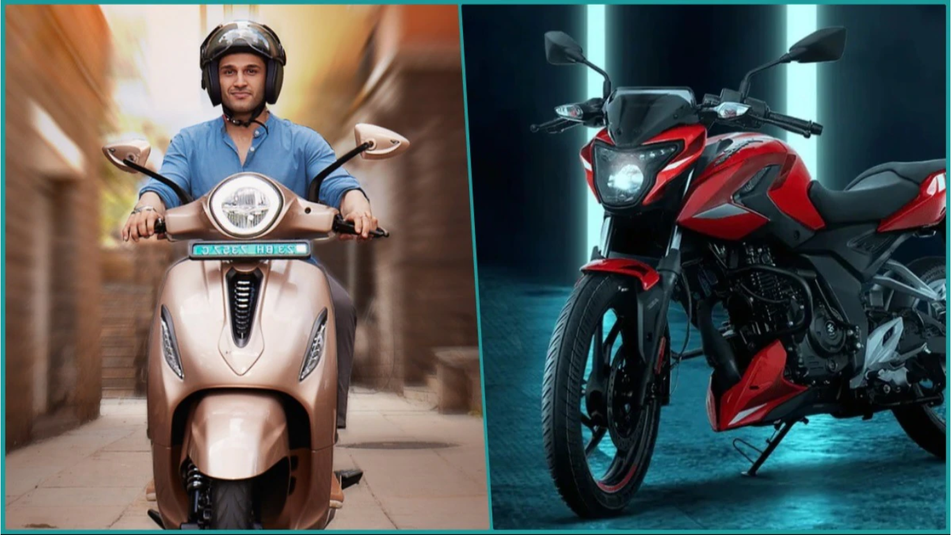 Bajaj Chetak and Pulsar.png