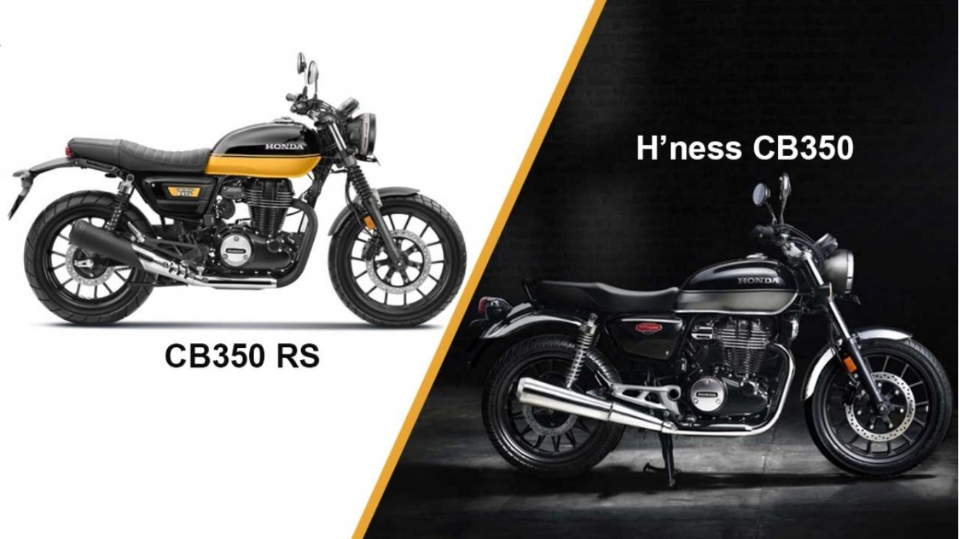 Honda hness CB350 vs. CB350RS