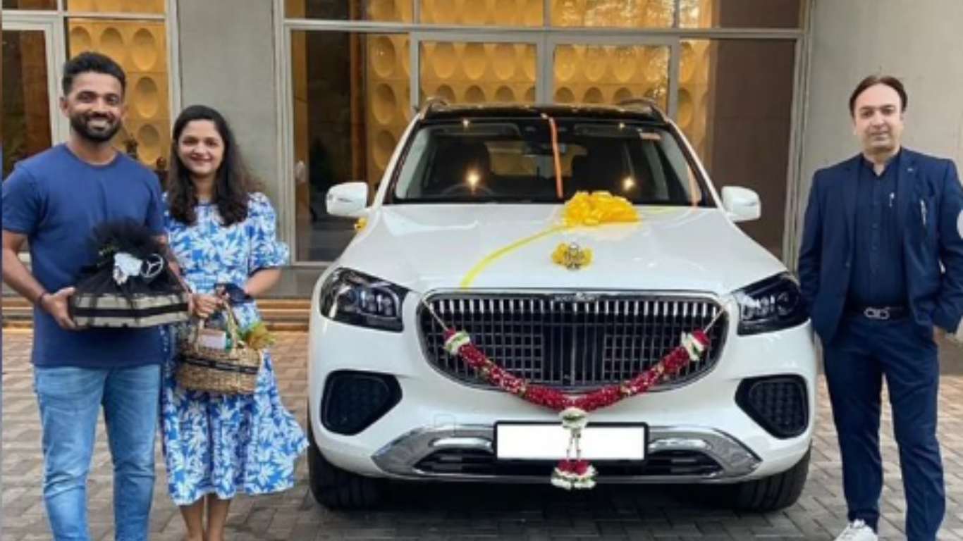 Cricketer Ajinkya Rahane Buys ₹2.96 Crore Mercedes-Benz Maybach GLS