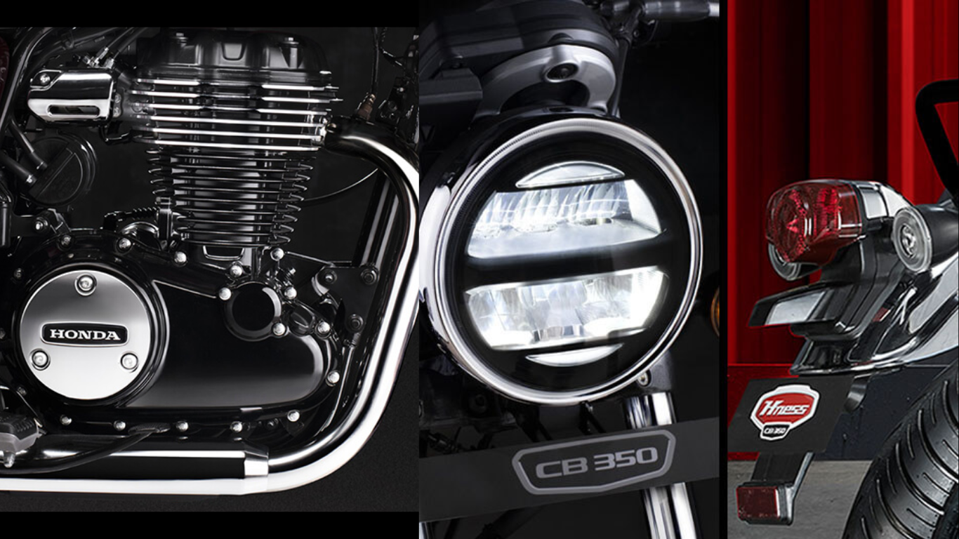 Honda Hness CB350, Engine, Headlamp & Backlamp