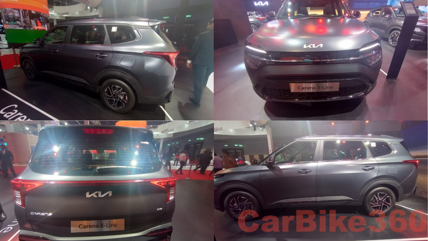 Kia Carens X-Line Takes Center Stage at Bharat Mobility Expo 2024