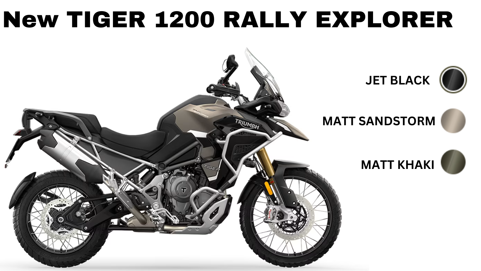 New TIGER 1200 RALLY EXPLORER 