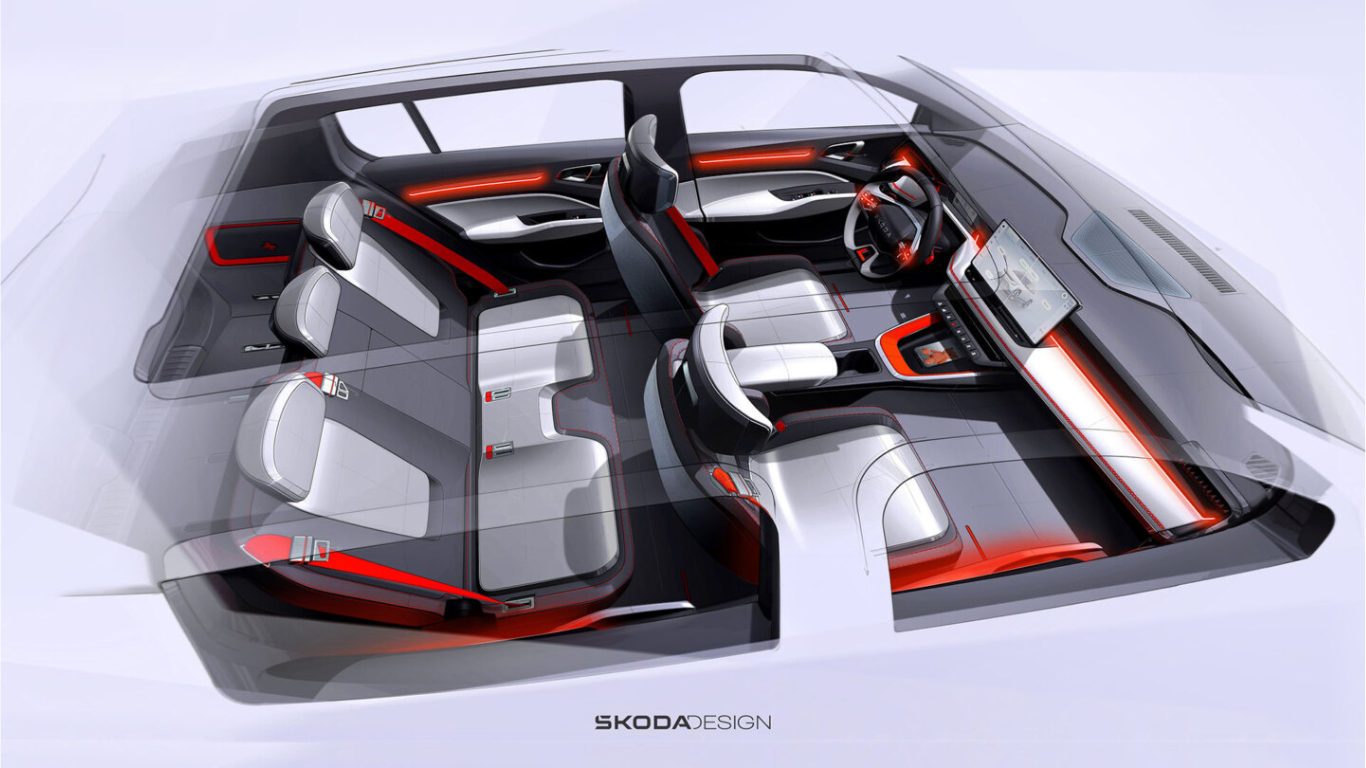 Skoda Epiq Interior Design