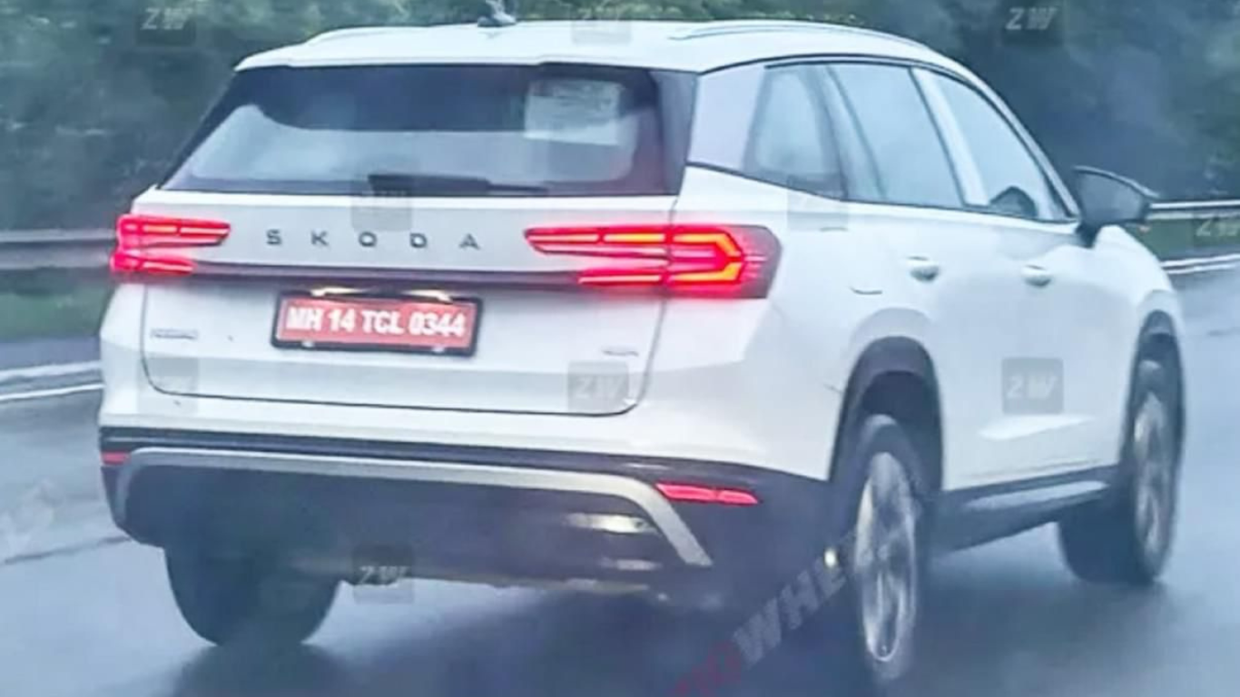 Skoda Kodiaq Second Generation Spy Shot Rear View