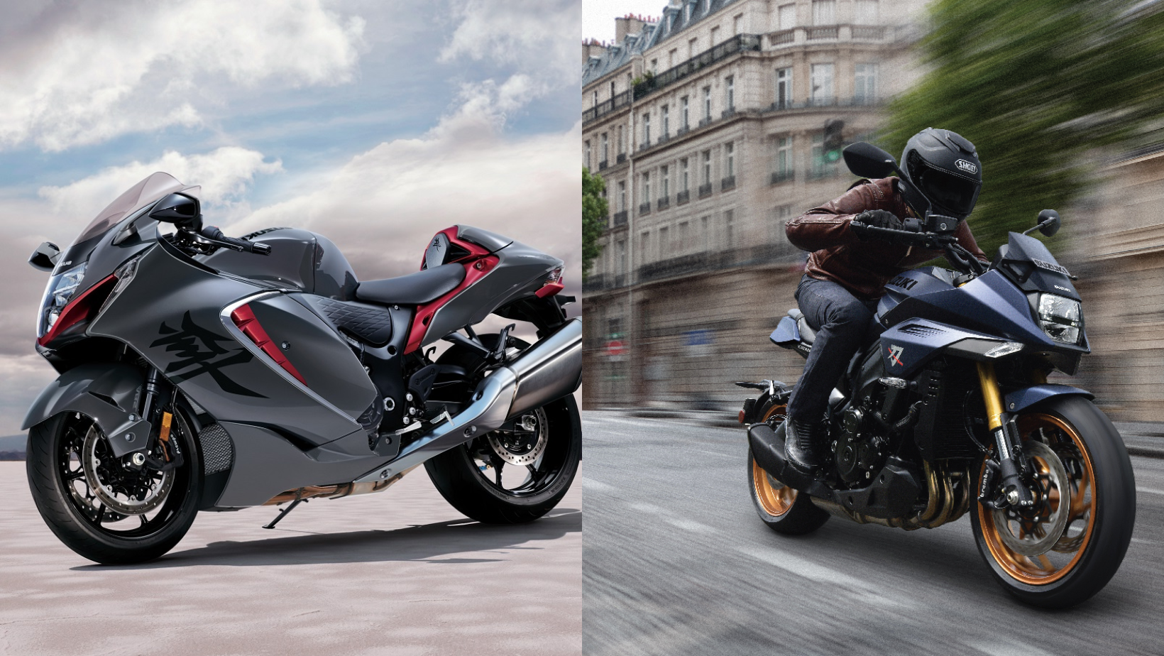 Suzuki Hayabusa and Suzuki Katana