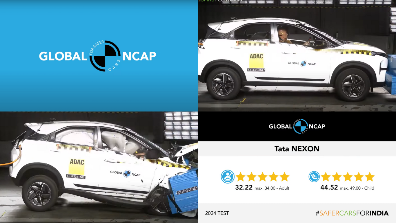 2024 Tata Nexon Achieves 5-Star Safety in Latest Global NCAP Crash Test