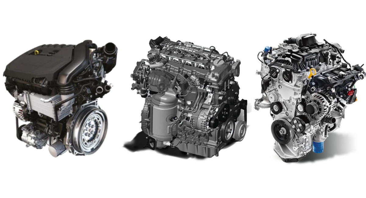Left - 1.5L TSI Petrol, Middle - 1.5 CRDi Diesel, Right - 1.5L TGDi Petrol
