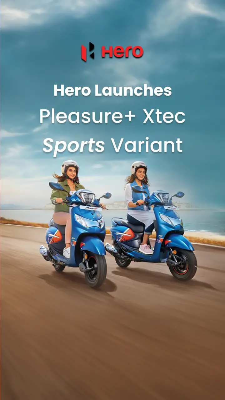 Hero Launches Pleasure+ Xtec Sports Variant Hero Launches Pleasure+ Xtec Sports Variant