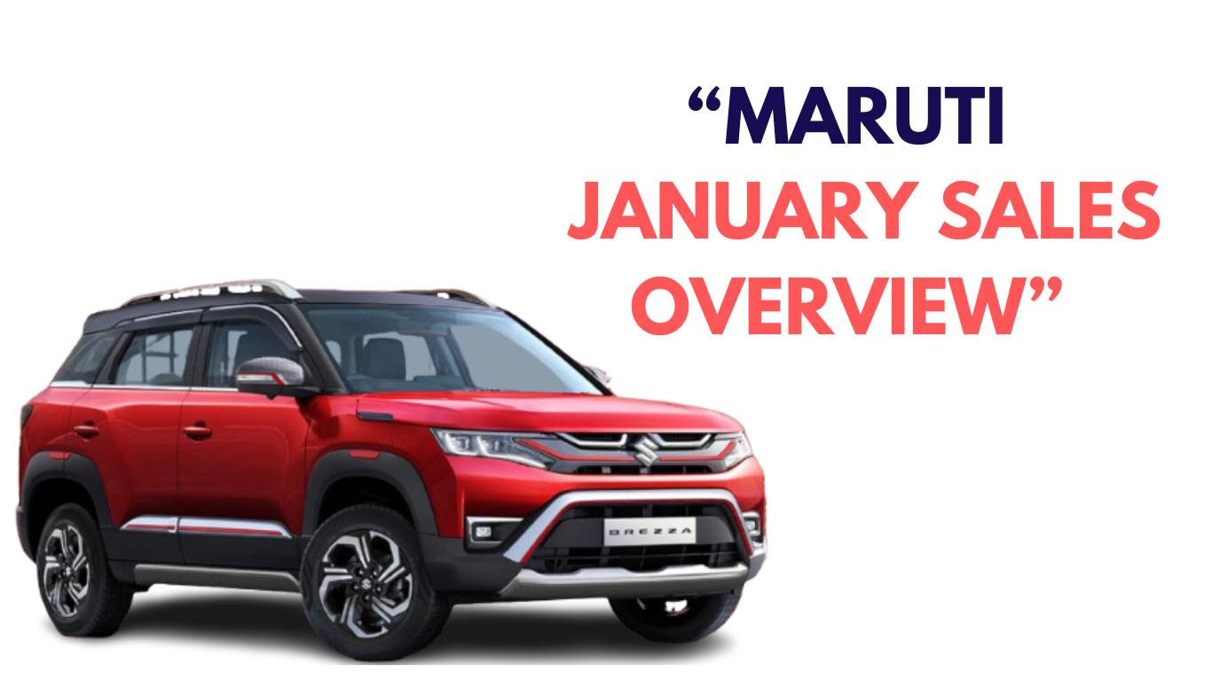 Maruti Records Sales of 1.99 Lakh in January 2024