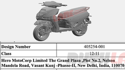Hero New Scooter Patent Design