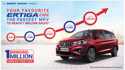 Maruti Suzuki Ertiga Hits 1 Million Sales Milestone
