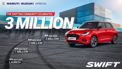Maruti Suzuki Swift 3 Million Units sold