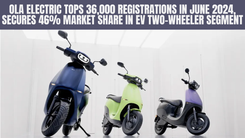 जून 2024 में Ola Electric ने 36,000 रजिस्ट्रेशन में टॉप किया, EV टू-व्हीलर सेगमेंट में 46% मार्केट शेयर हासिल किया