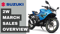 Suzuki Twi-wheeler March Sales Overview