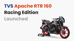 TVS Apache RTR 160 Racing Edition launched