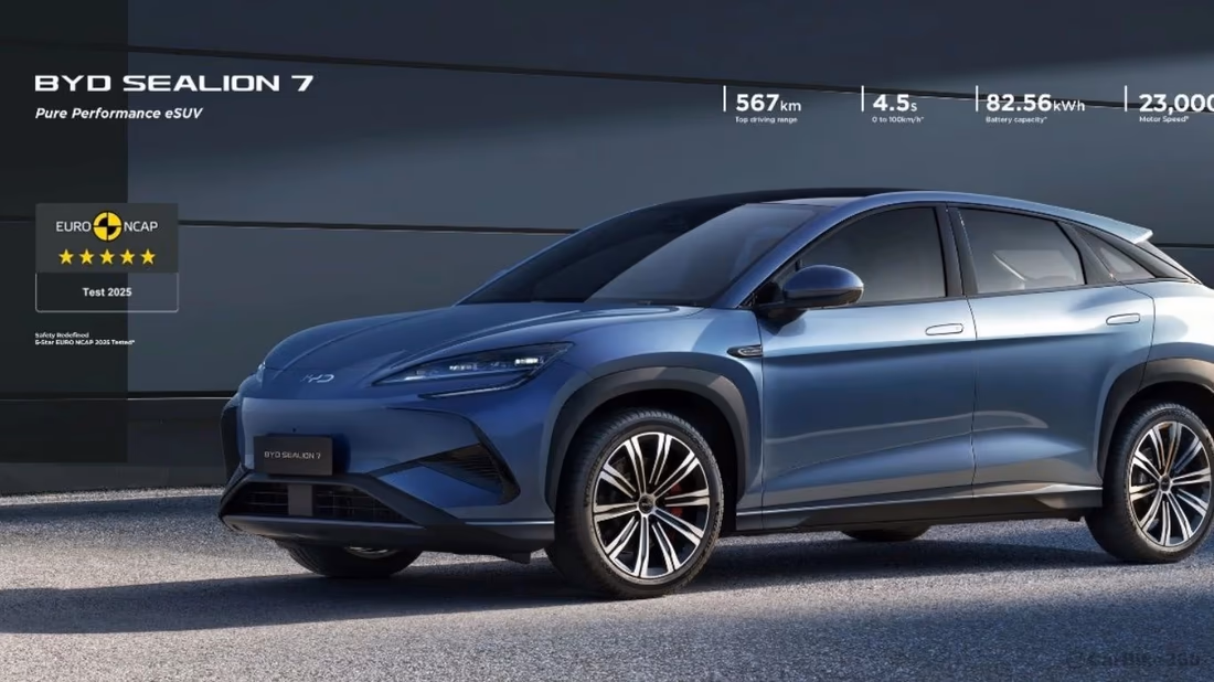 BYD India Announces Price Revision for The High-Performance SEALION 7 EV Starting Early 2026 Audio