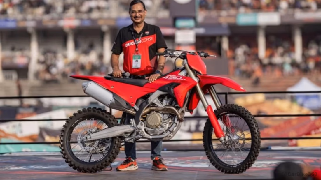 Ducati Desmo450 MX Unveiled in India at ISRL Season 2 Finale; Possible Launch in 2026 Audio