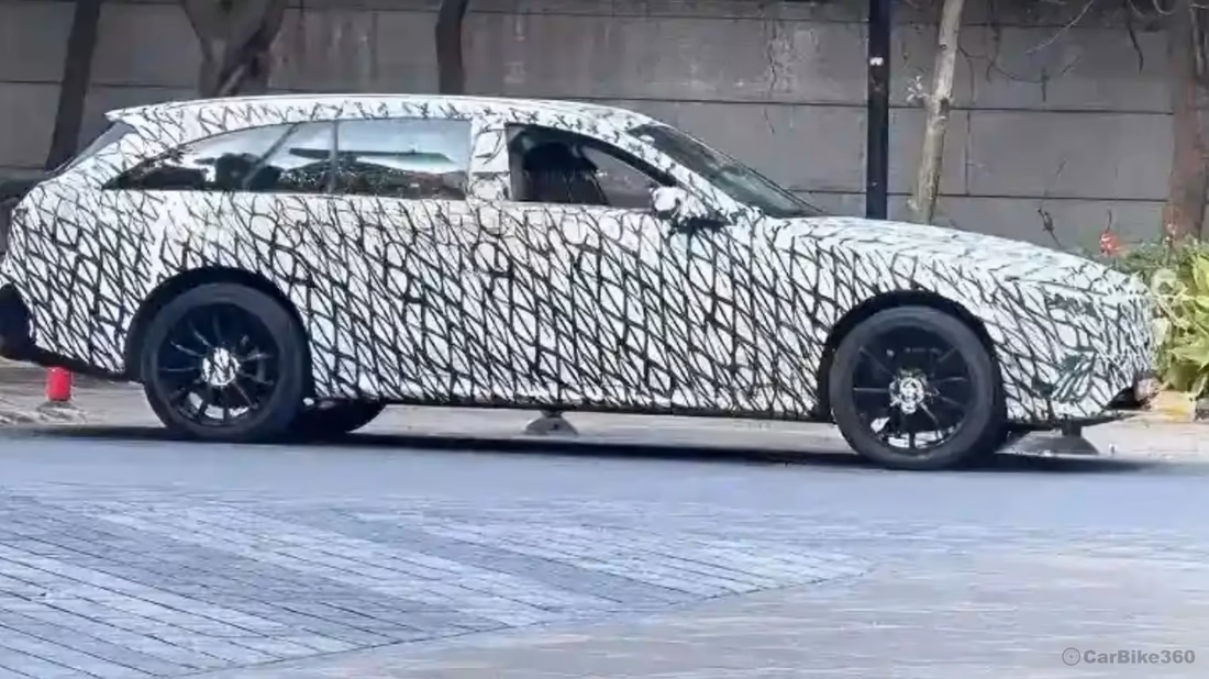 Mercedes-Benz E-Class Estate Spotted Testing Near Mercedes-Benz Research & Development India Facility Audio