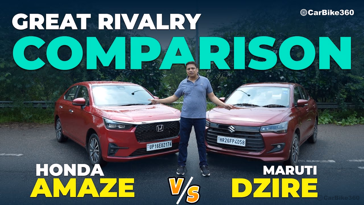 Honda Amaze or Maruti Dzire Comparison