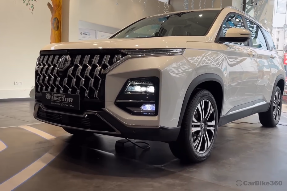 MG Hector Front Left Quarter View MG Hector Front Left Quarter View