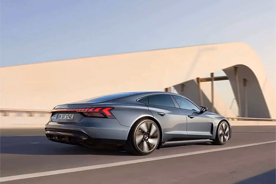 Audi E-tron GT Right Side Rear View Audi E-tron GT Right Side Rear View