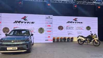 ICOTY IMOTY 2026 Winners Maruti Victoris TVS Apache RTX Triumph