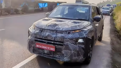 2026 Tata Punch CNG Facelift Spied While Testing