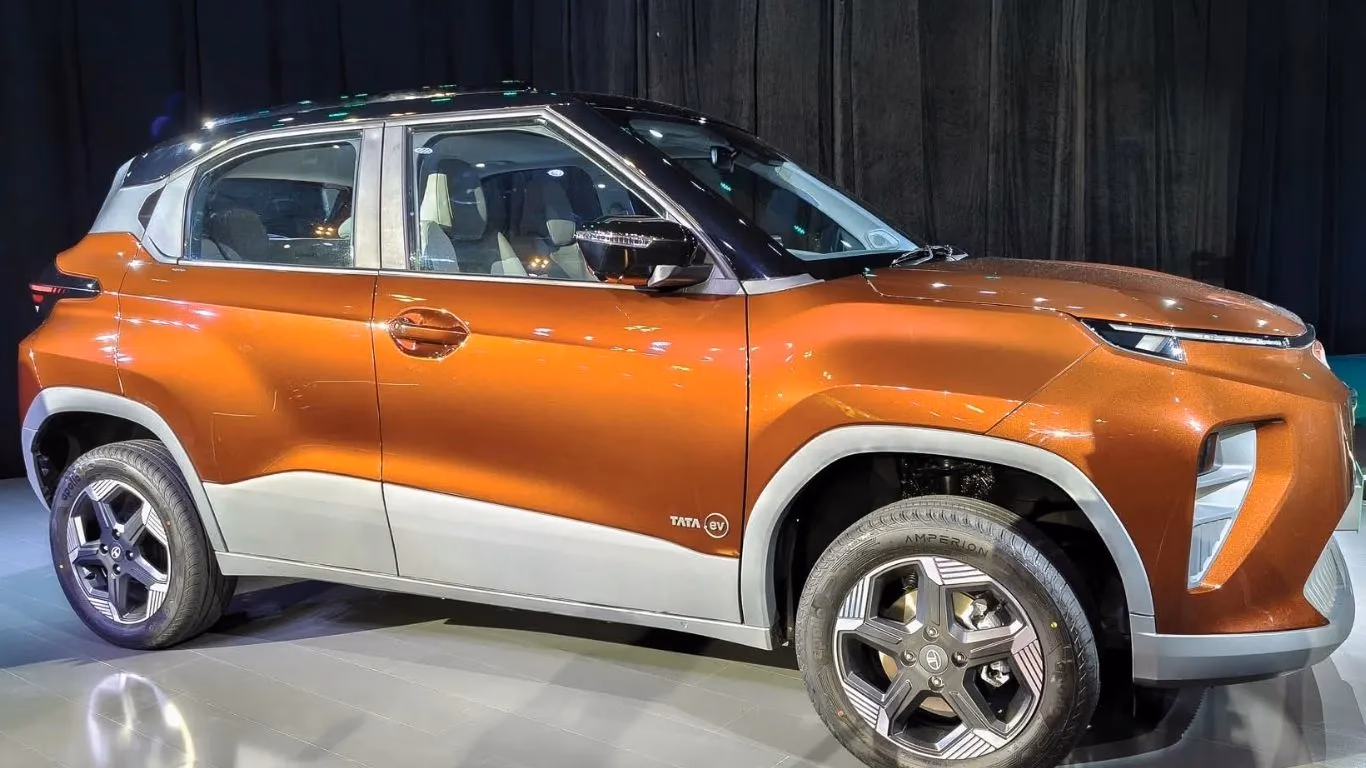 Tata Punch EV Side View Design
