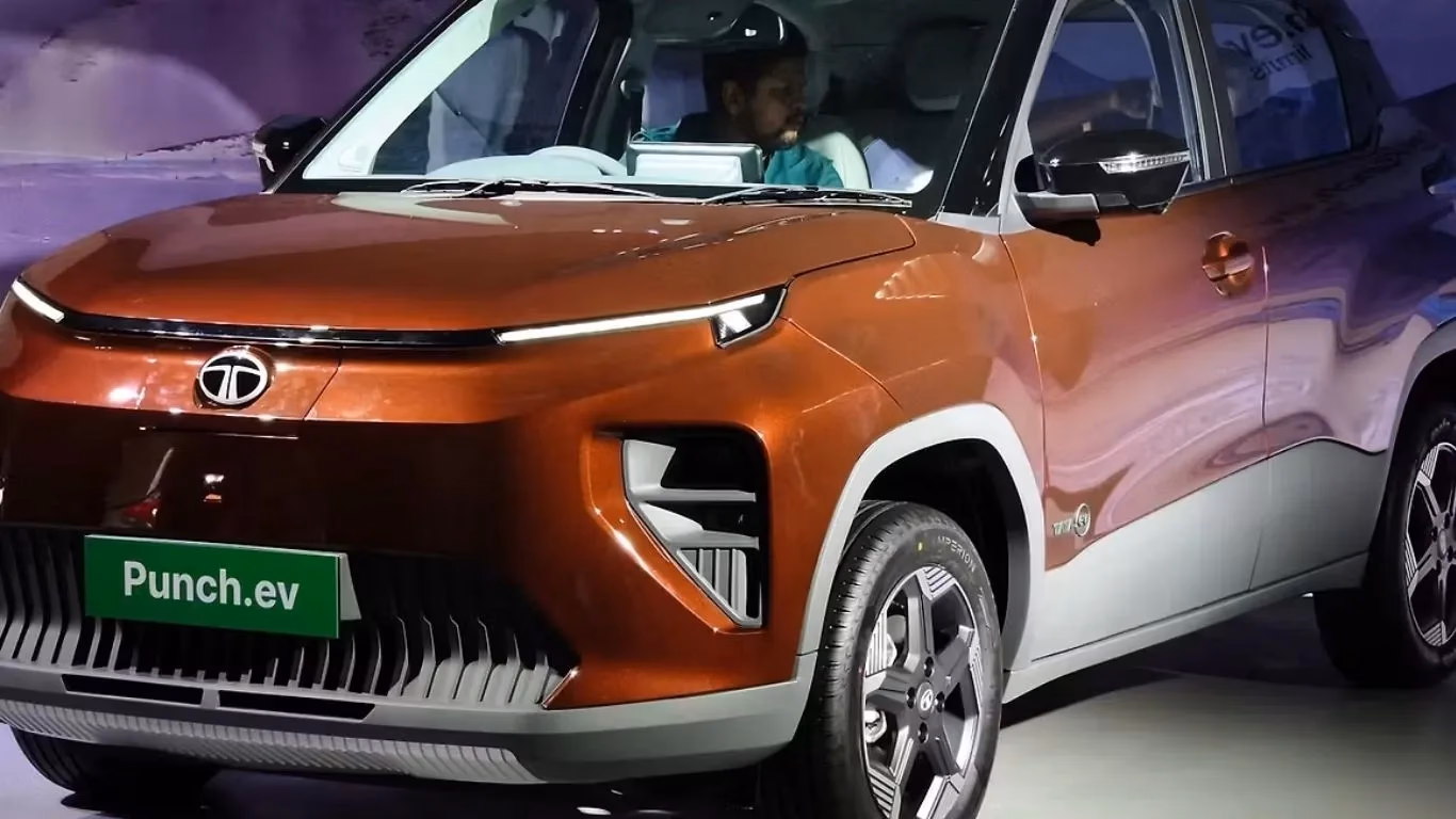 Tata Punch EV Front View Design Tata Punch EV Front View Design