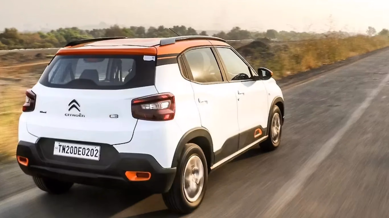 Citroen C3 rear view design