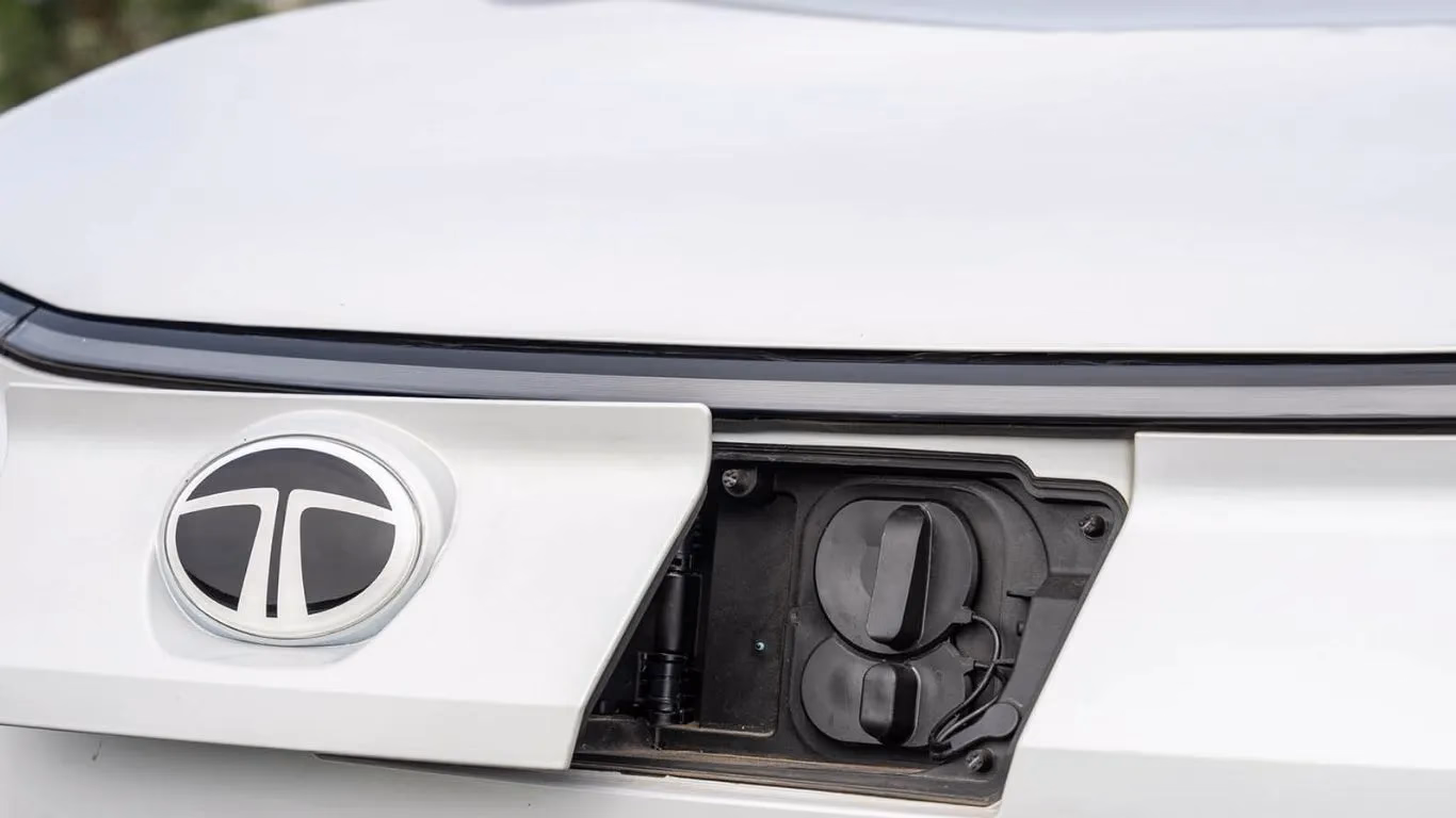 Tata Punch EV Charging Port