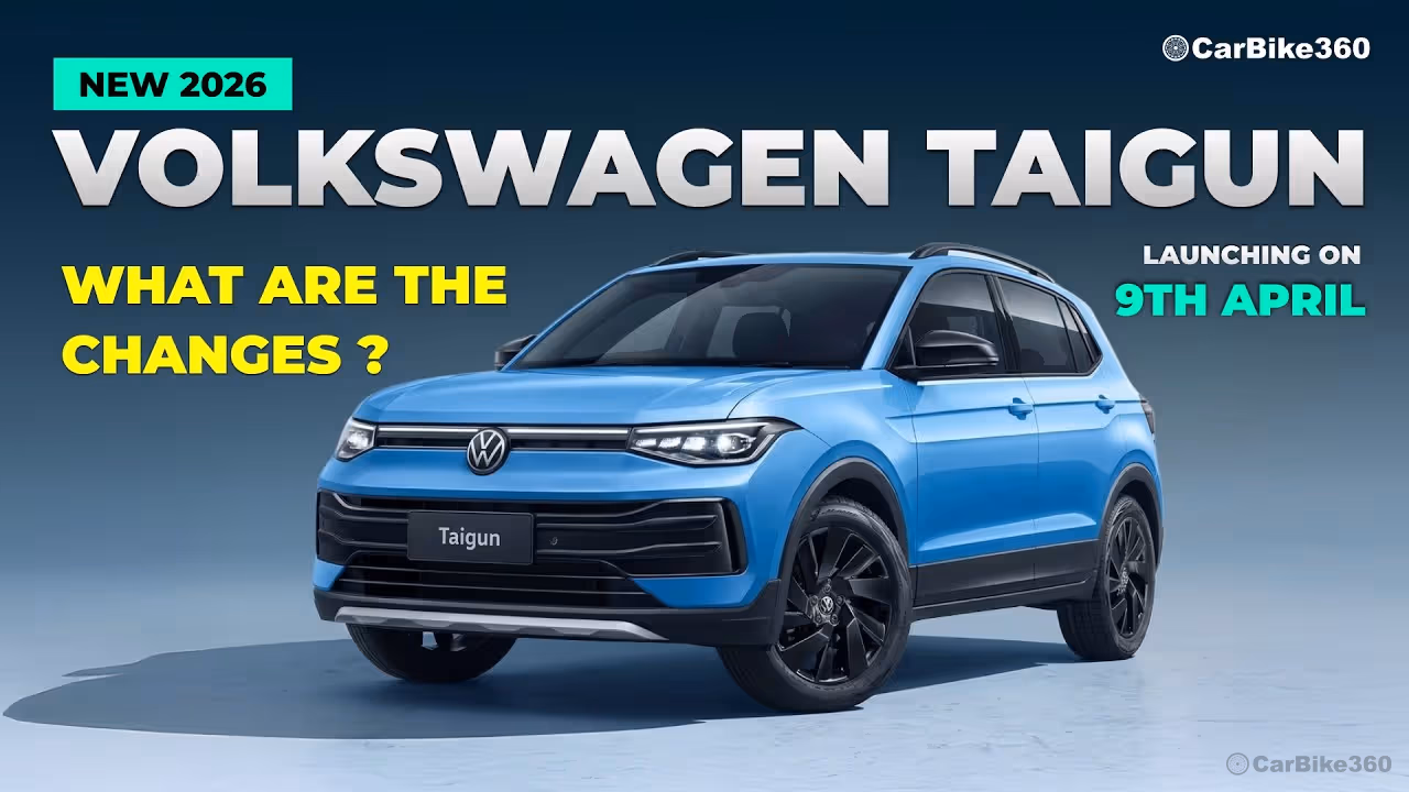 VW Taigun Facelift Launching On 9th April!