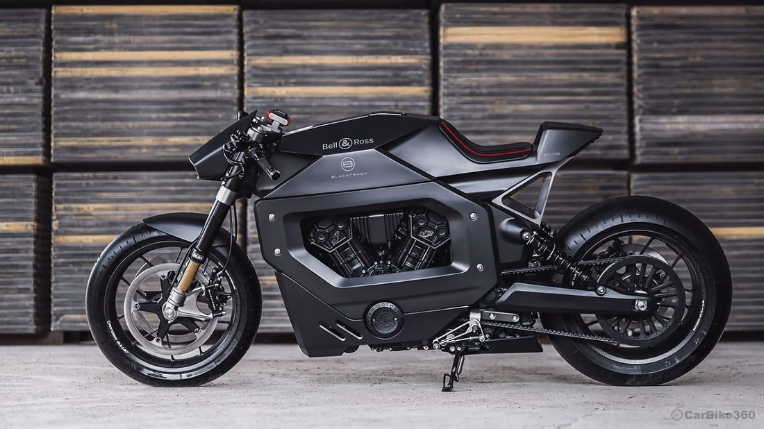 Blacktrack BT-06 Cafe Racer debuts with Indian Scout engine and Bell & Ross design touch Audio