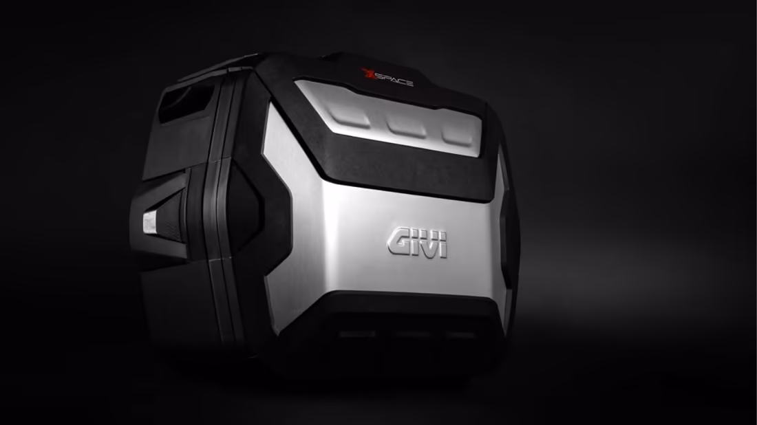 GIVI XSpace expandable motorcycle top case: Smart storage for every ride Audio