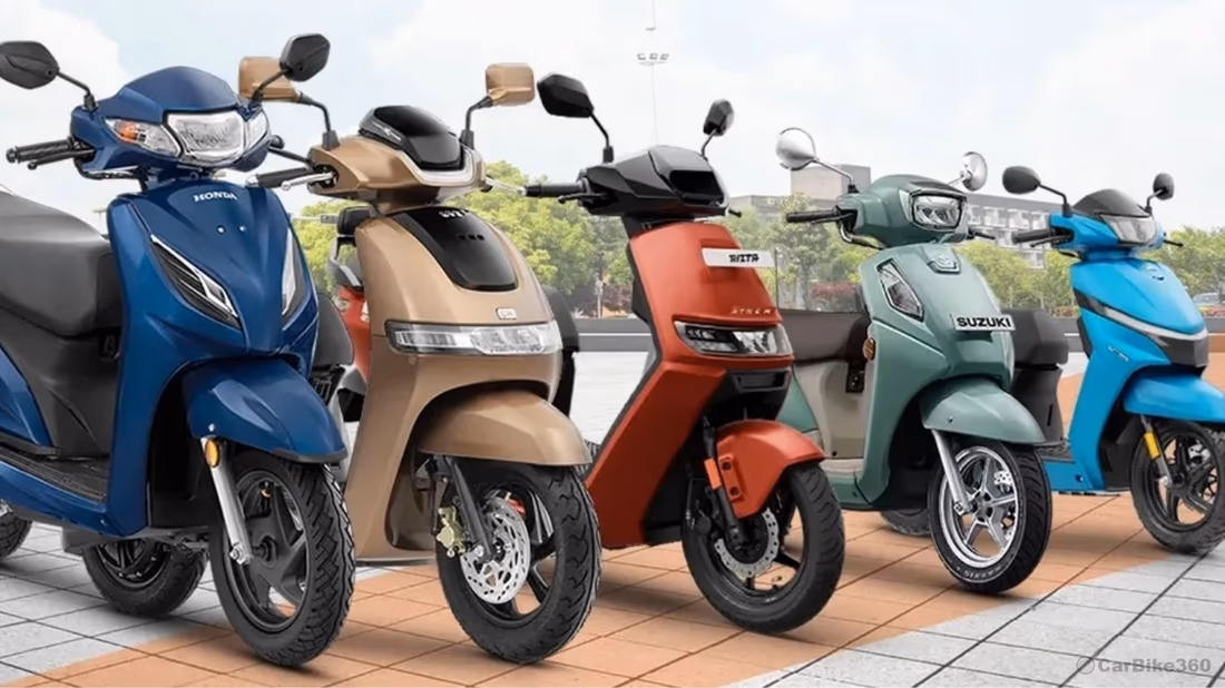 Japanese two-wheeler brands sell 3,971 electric scooters in India from January to April 2026 Audio