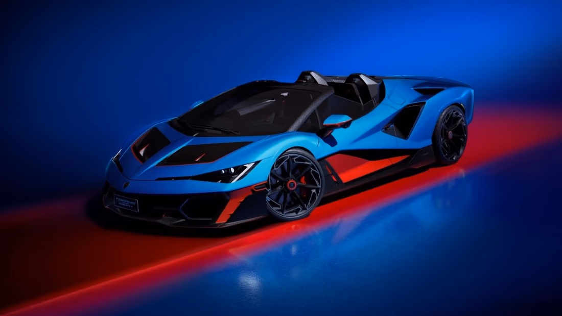 Lamborghini Fenomeno Roadster debuts as brand’s most powerful open‑top hypercar Audio