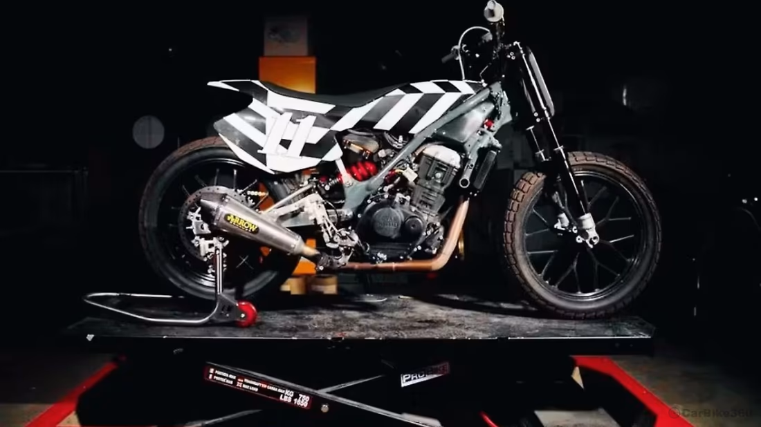 Royal Enfield Sherpa FT MK2 breaks cover for 2026 flat track world championship Audio