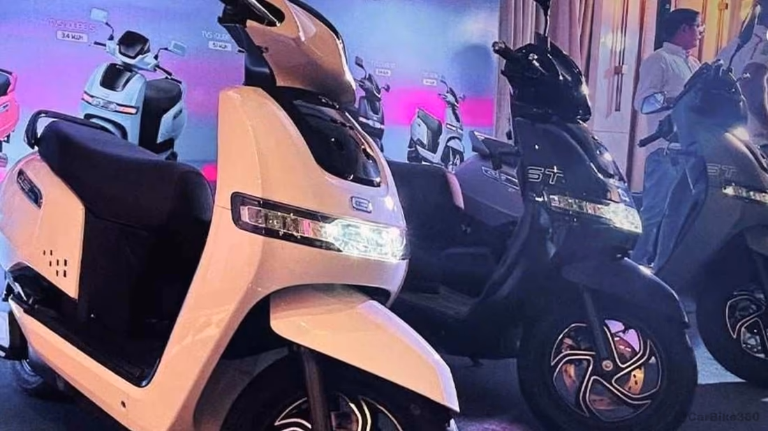 April 2026 electric two-wheeler sales report: TSV leads the chart, followed by Bajaj Auto Audio
