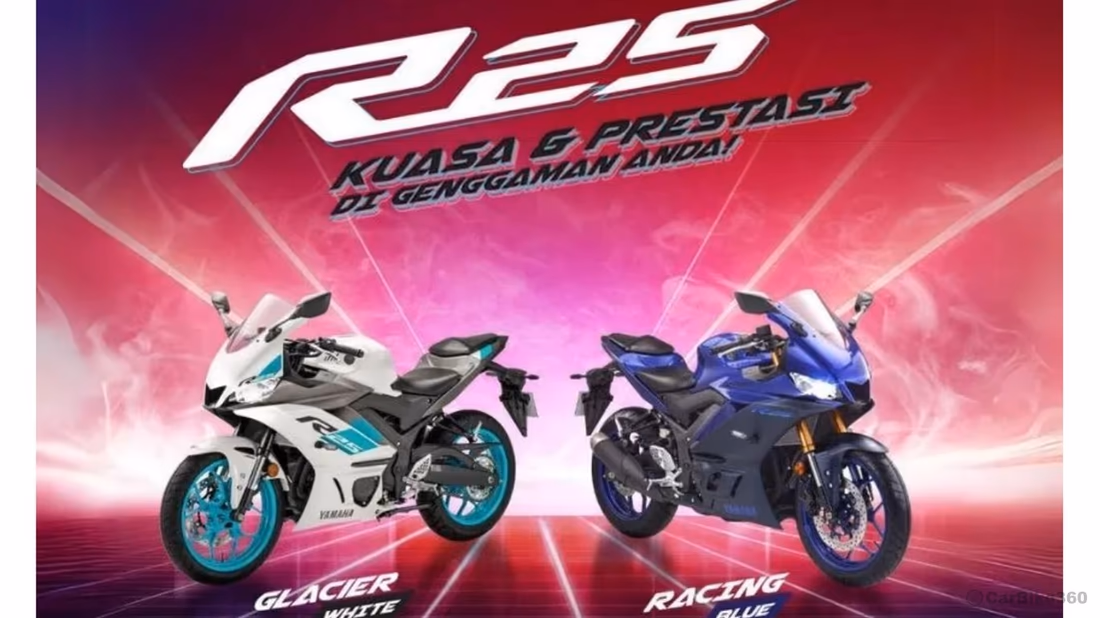 Yamaha R25 gets two new color options in Malaysia for 2026 Audio