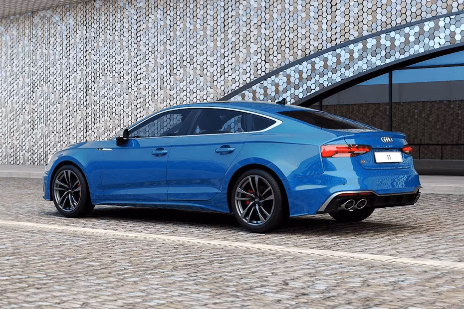 Audi S5 Sportback Left Side Rear View Audi S5 Sportback Left Side Rear View