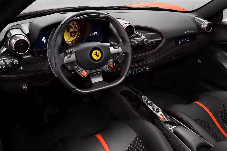 Ferrari F8 Tributo Dashboard Ferrari F8 Tributo Dashboard