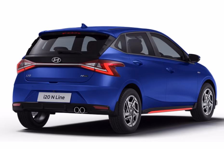 Hyundai i20 N Line Right Side Rear View Hyundai i20 N Line Right Side Rear View