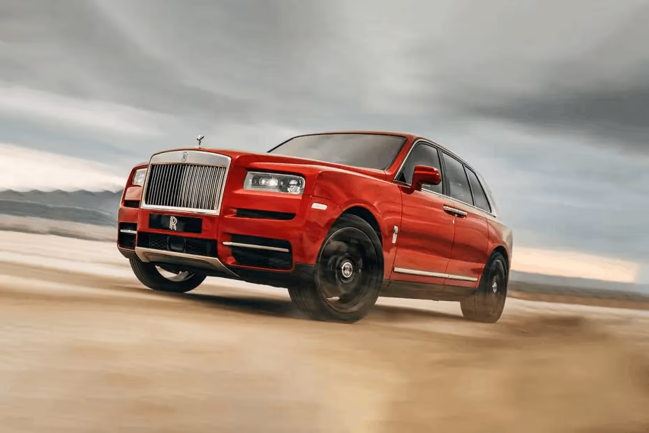 Rolls Royce Cullinan Left Side Front View Rolls Royce Cullinan Left Side Front View