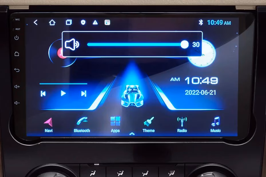 Mahindra Scorpio Classic Infotainment System Main Menu Mahindra Scorpio Classic Infotainment System Main Menu