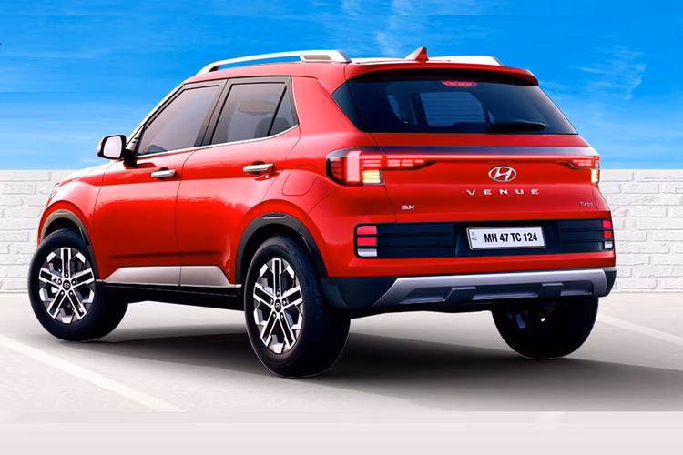 Hyundai Venue Left Side Rear View Hyundai Venue Left Side Rear View