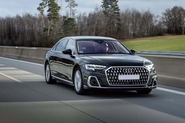 Audi A8 L Right Side Front View Audi A8 L Right Side Front View