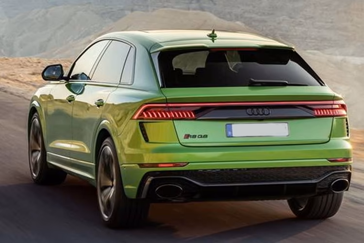 Audi RS Q8 Left Side Rear View Audi RS Q8 Left Side Rear View